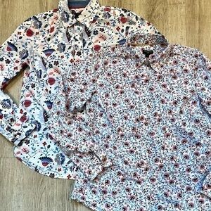 Bundle Talbots Button Down Shirts Floral Blouses Size P